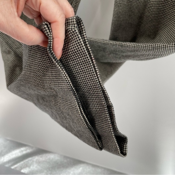 Lauren Ralph Lauren Herringbone Cotton Straight Leg Stretch Zipper Pockets Pant - Picture 6 of 13